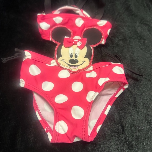 Disney Baby Minnie Mouse One Piece Infant Swimsuit Size 3 Months - Picture 11 of 11
